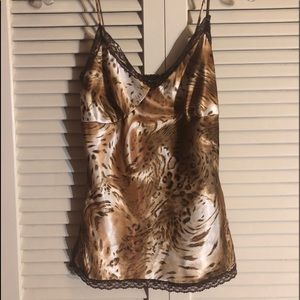 Silky Animal Print Camisole from KLD Signature